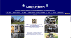 Desktop Screenshot of langelandsfortet.dk